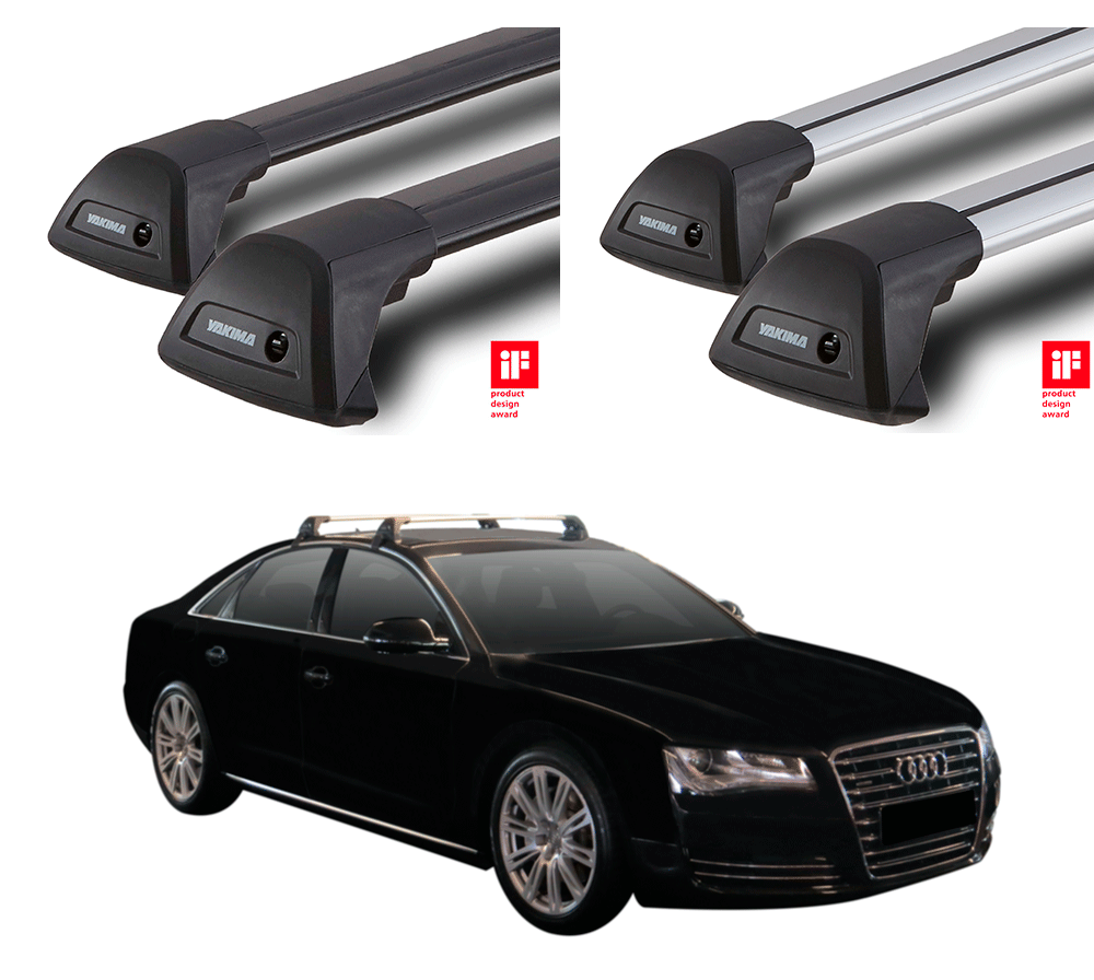 Багажник на крышу Yakima (Whispbar) Audi A8/S8 (Ауди А8/S8) Limousine 4  Door Sedan 2010 - 2017